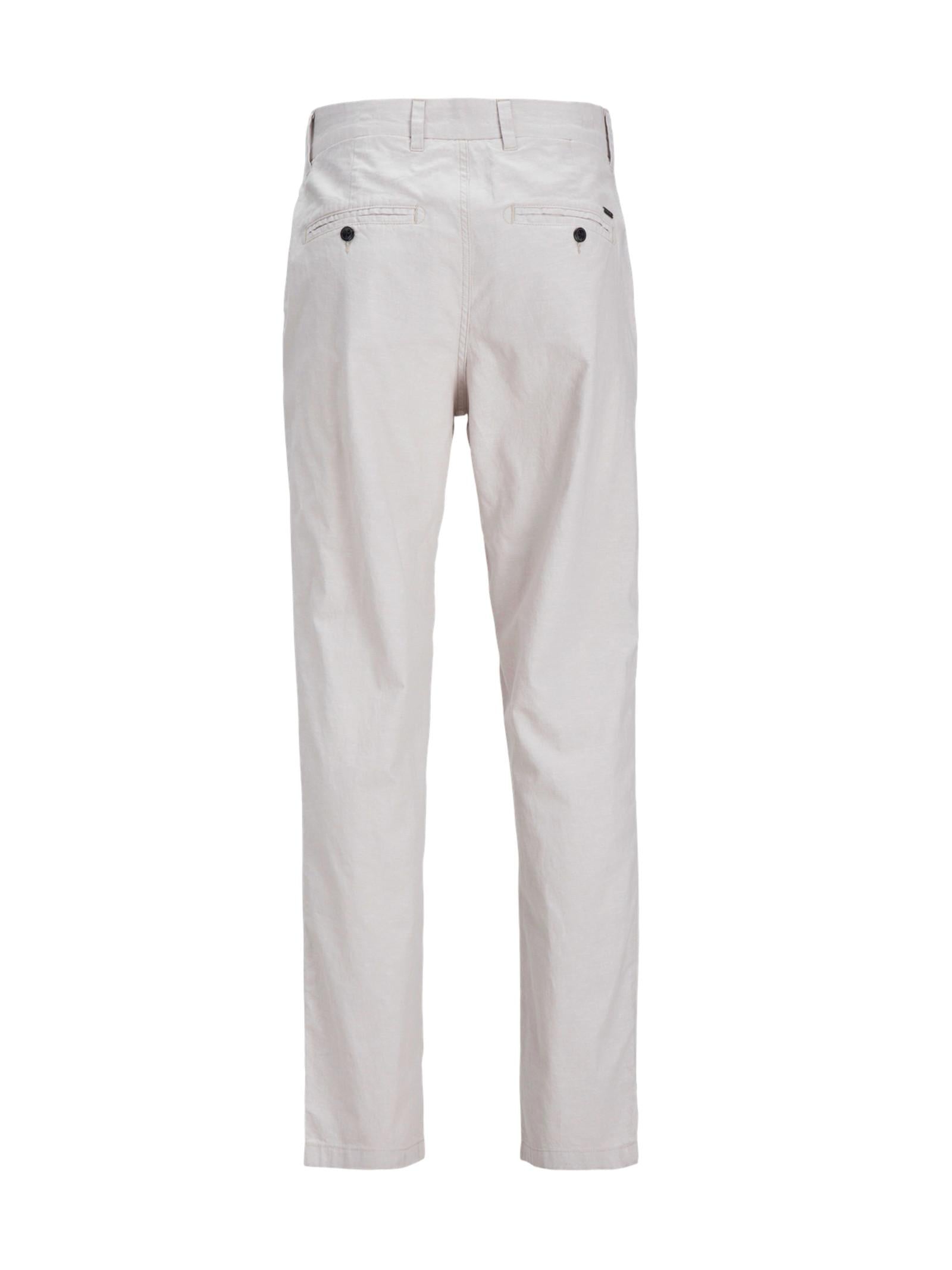 Chino Jack & Jones Bleige Summer in Lino 12248604 /Crockery JACK & JONES 