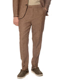 Pantalone Seinse Fango in lino fiammato PSE1530 FANGO SEINSE 