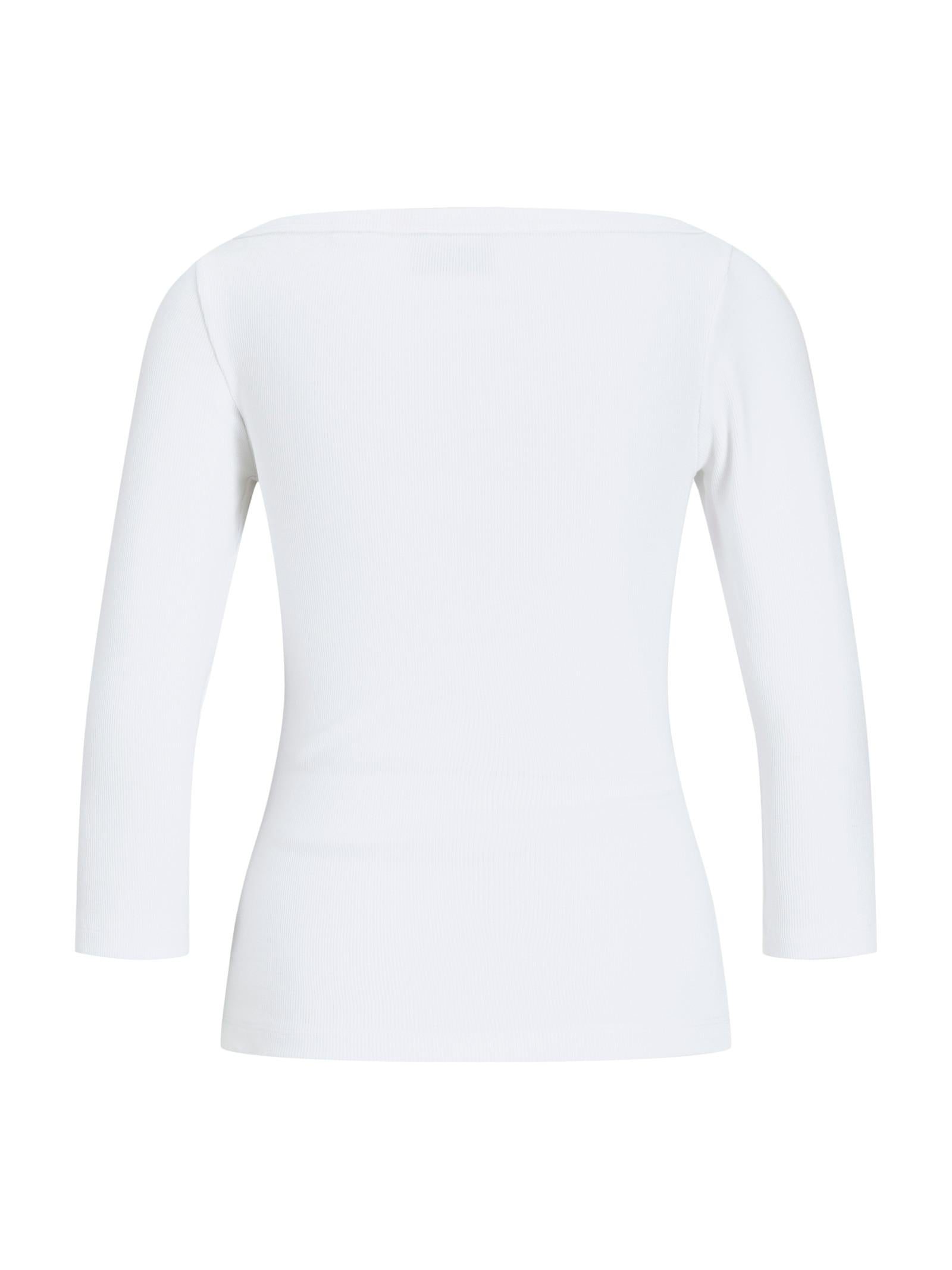 T-shirt JJXX Fifi Bianco scollo a barca 12272119 /BRIGHT WHITE JJXX 