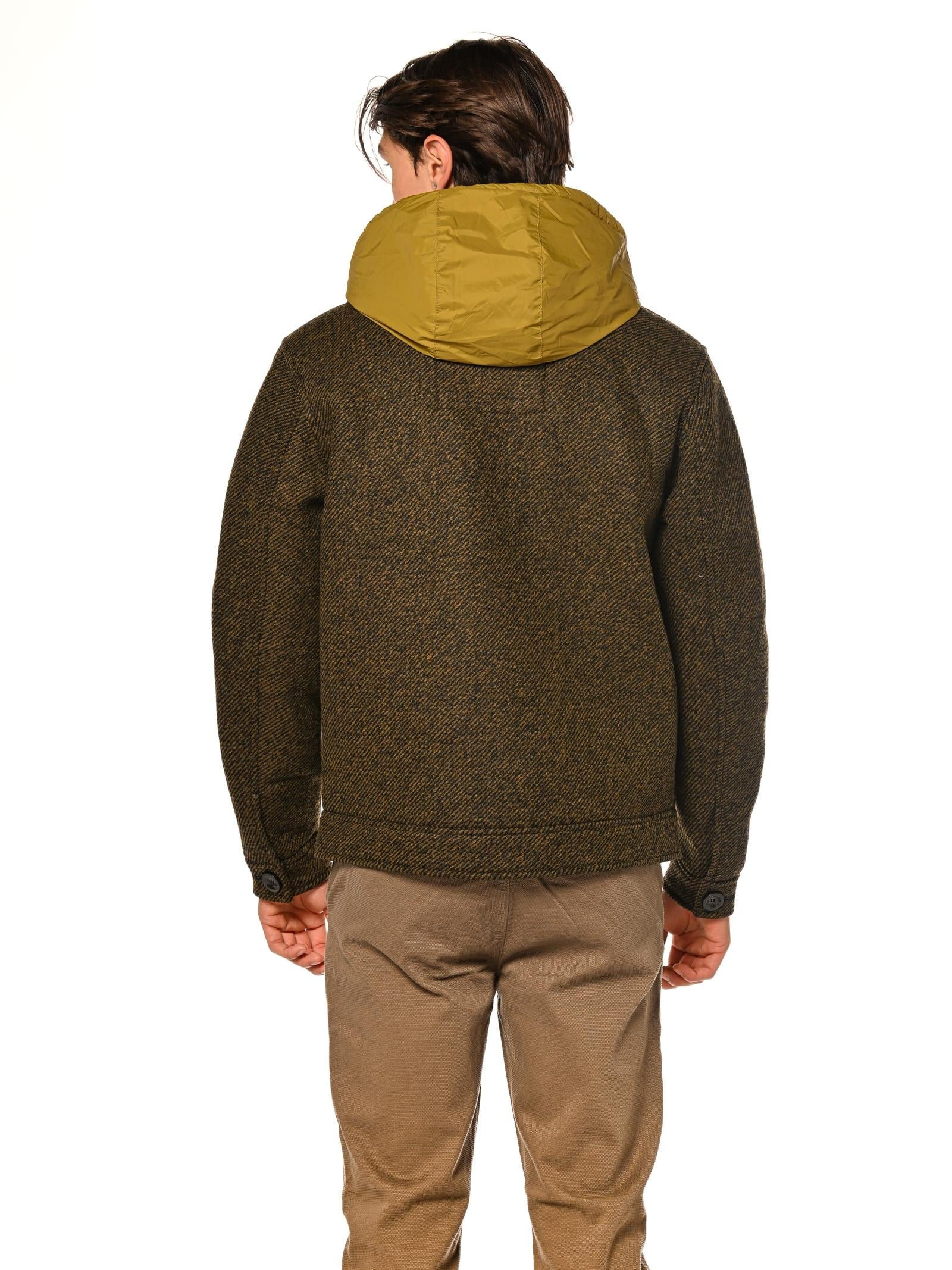 Cappotto Gianni Lupo Verde con cappuccio GL360R VERDE GIANNI LUPO 