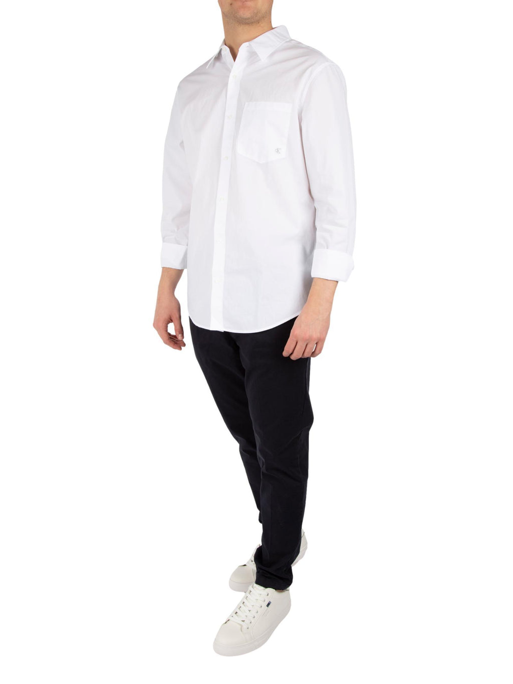 Camicia Calvin Klein Bianco poplin LV040QM160 YAA CALVIN KLEIN JEANS 