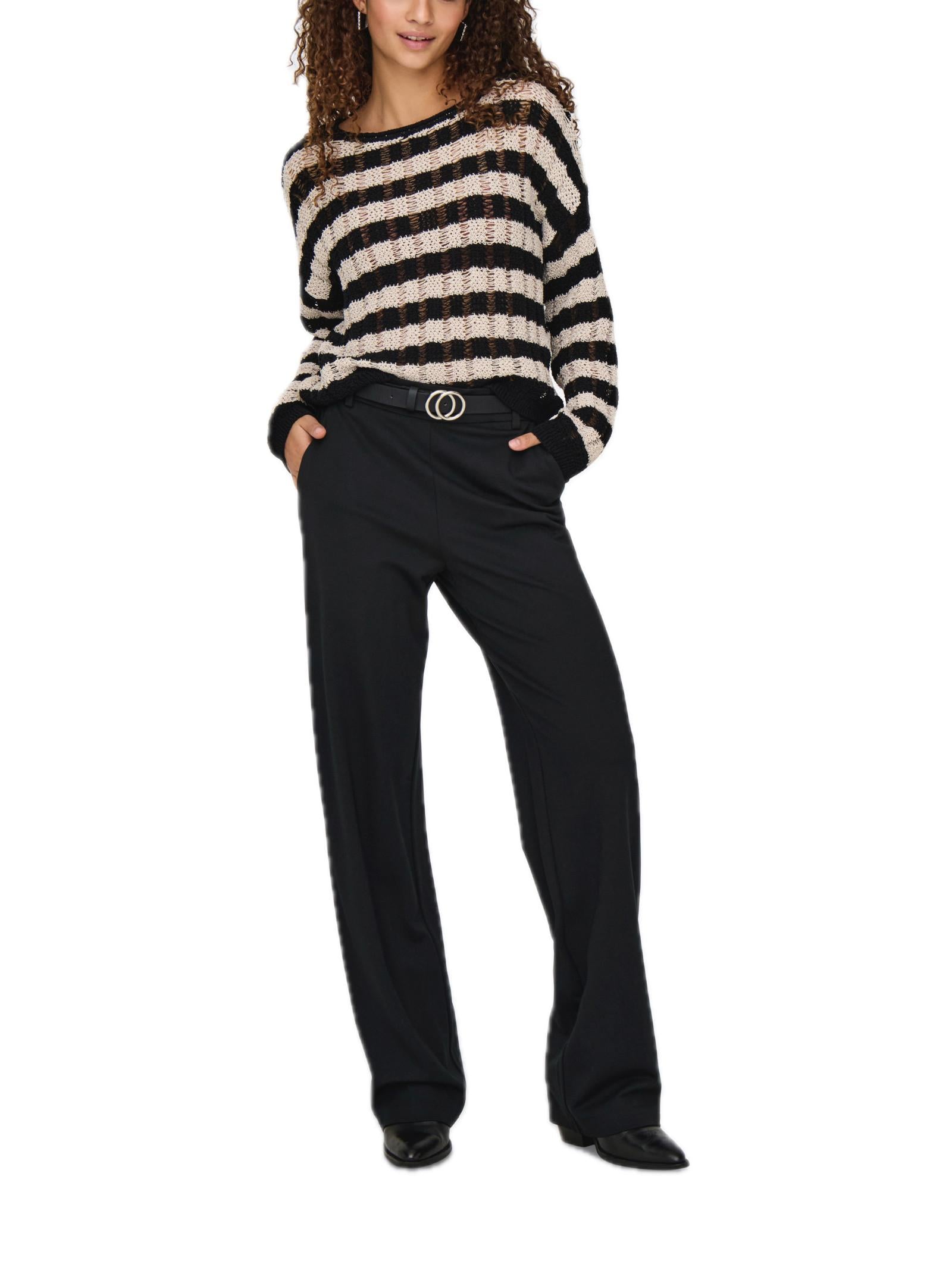 Pantalone Only Poptrash Nero Staight fit 15341829 /Black ONLY 