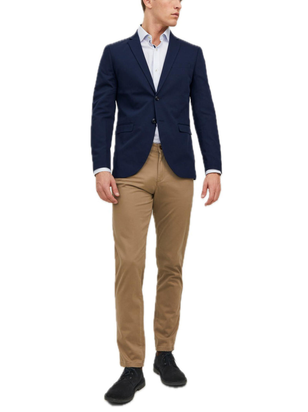 Giacca Jack & Jones Franco Blu monopetto 12199891 /DARK NAVY JACK & JONES 