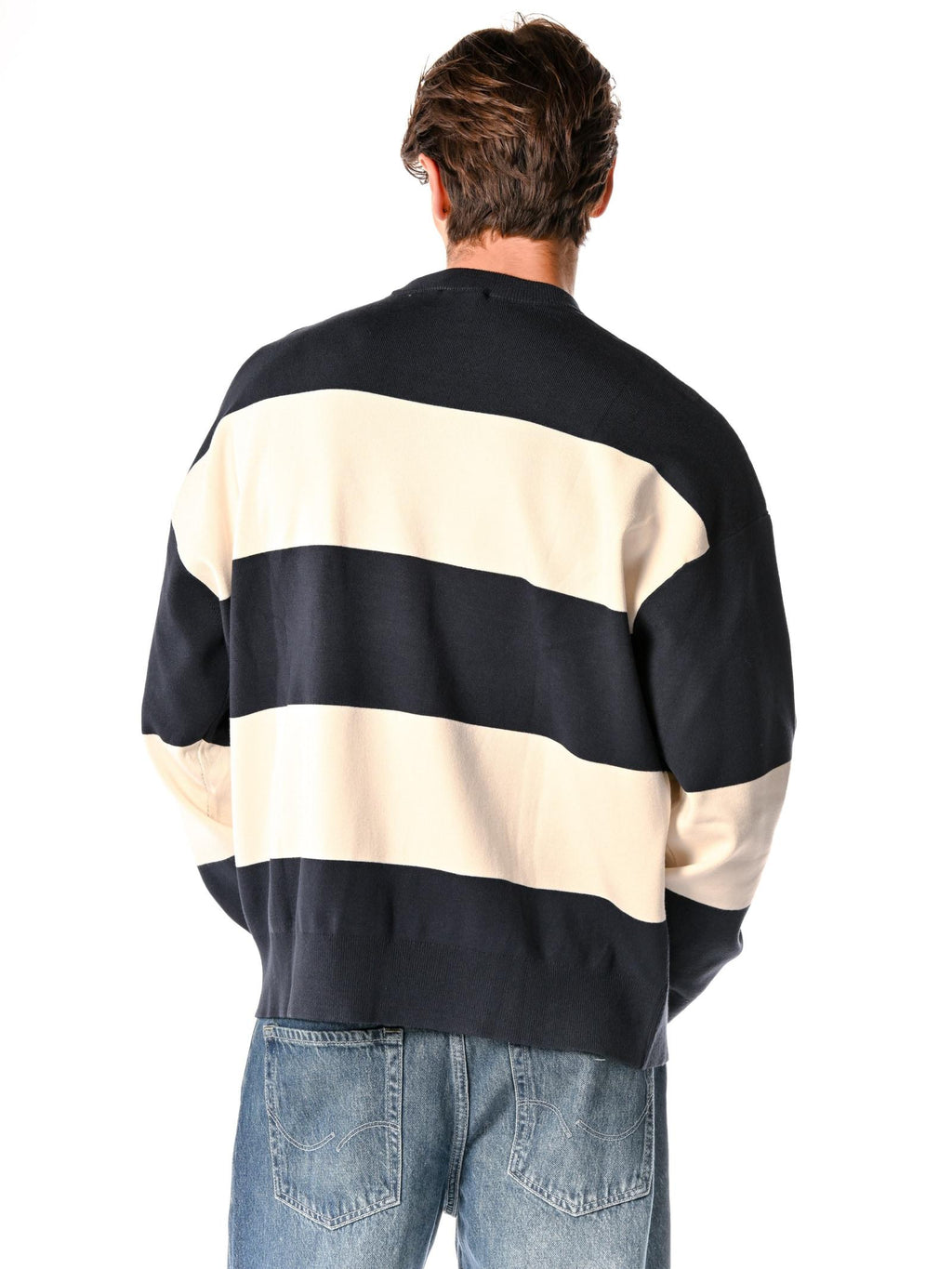 Maglia Calvin Klein Blu a strisce LV04RC304G CHW CALVIN KLEIN 