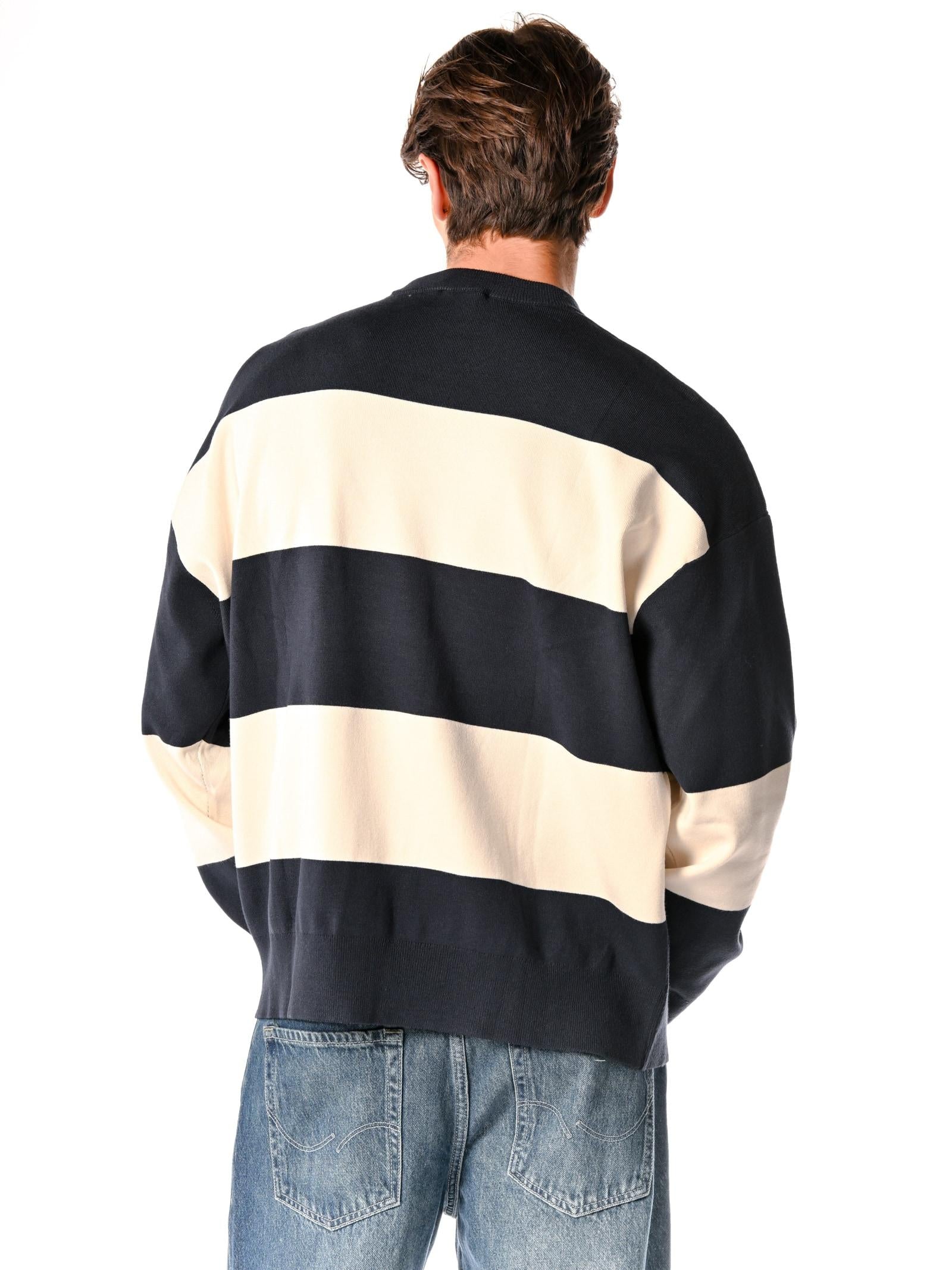 Maglia Calvin Klein Blu a strisce LV04RC304G CHW CALVIN KLEIN 