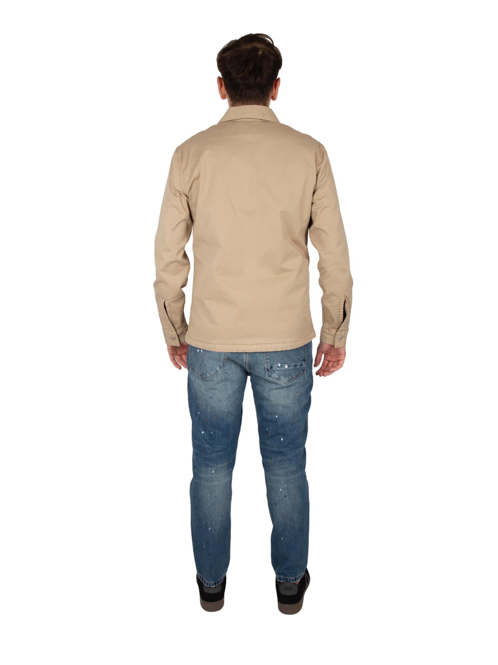 Overshirt Gianni Lupo Beige manica lunga GL5051BD BEIGE GIANNI LUPO 