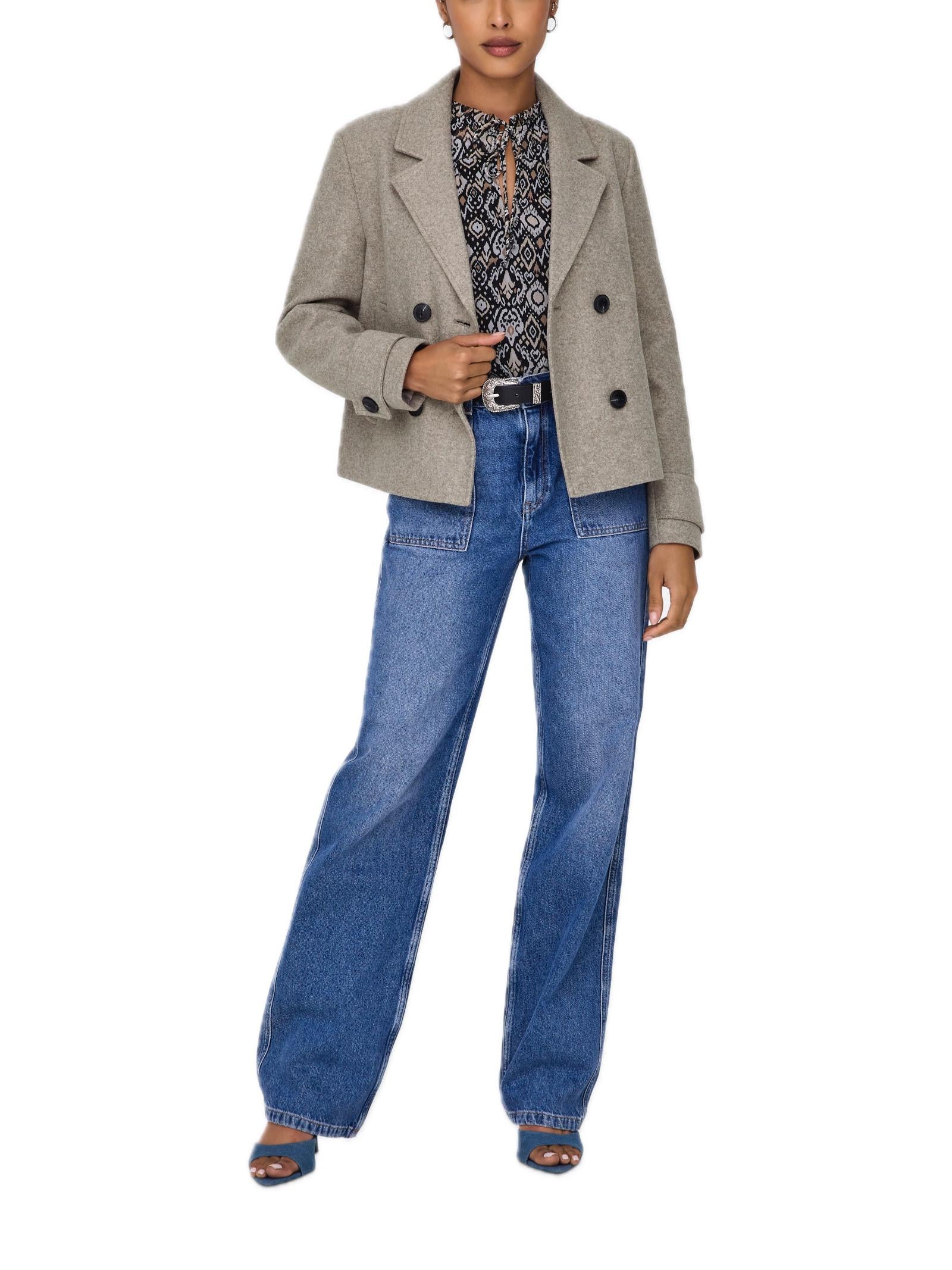 Cappotto Only  Freja Nocciola corto 15320983 /Mocha Meringue ONLY 