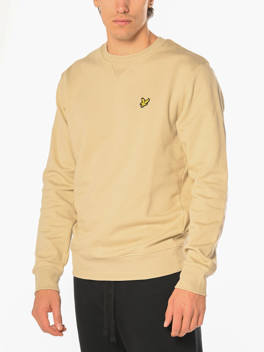 Felpa Lyle & Scott Beige girocollo ML1131 GREY TAUPE LYLE & SCOTT 