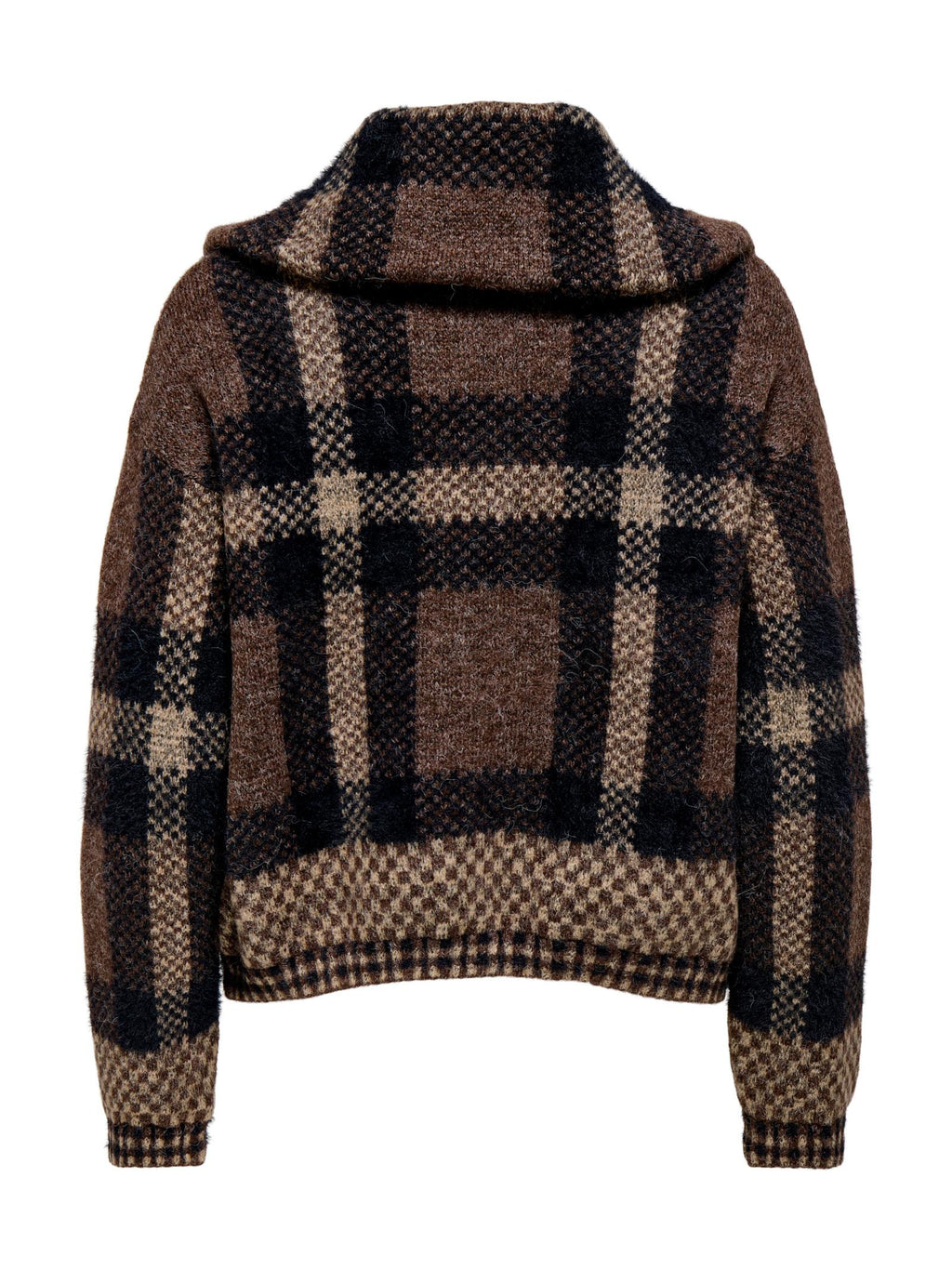 Cardigan Only Maroon Marrone con zip 15358211 /Black ONLY 