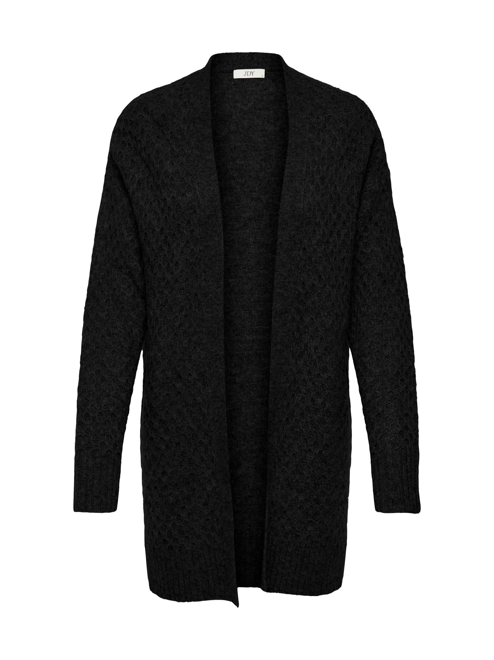 Cardigan Jacqueline De Yong Bigum Nero lungo 15328358 /Black JDY 