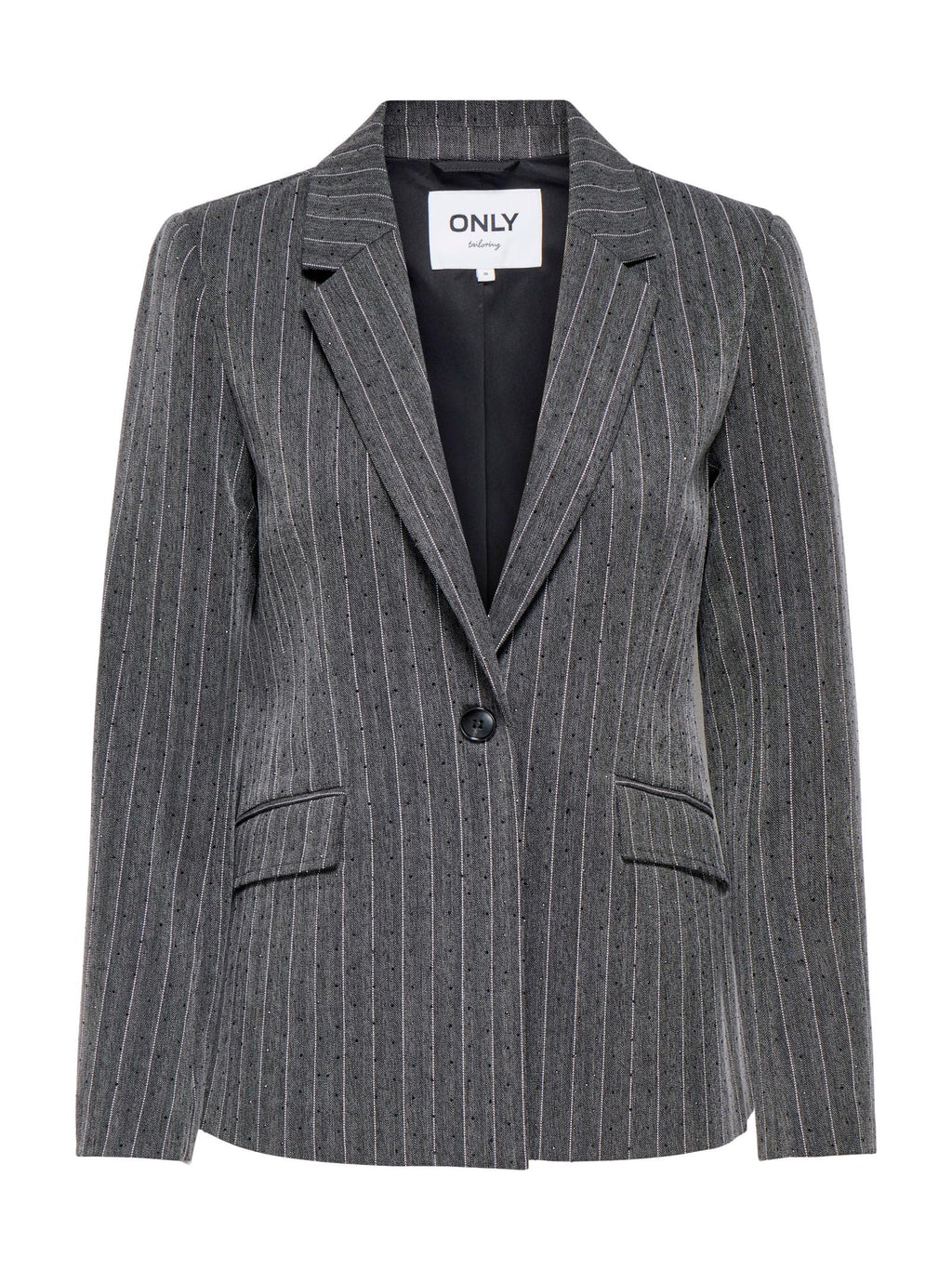 Blazer Only Lalya Grigio con strass 15357660 /Dark Grey Melange ONLY 