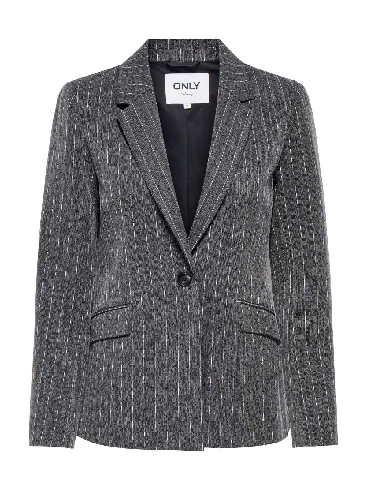 Blazer Only Lalya Grigio con strass 15357660 /Dark Grey Melange ONLY 