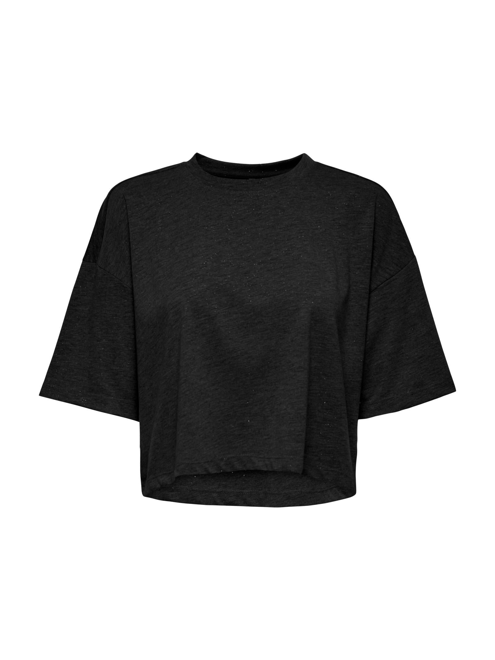 T-shirt Only Melle Nero cropped 15354907 /Black ONLY 