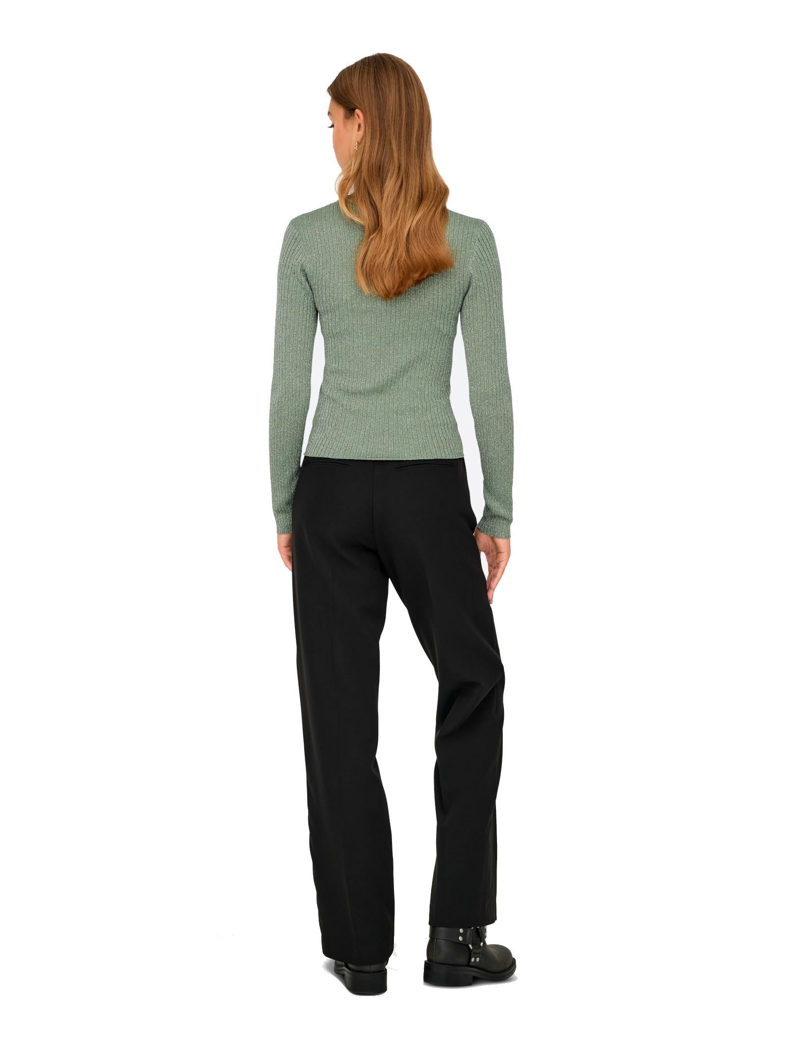 Maglia JDY Plum Verde in lurex 15330569 /Hedge Green JDY 