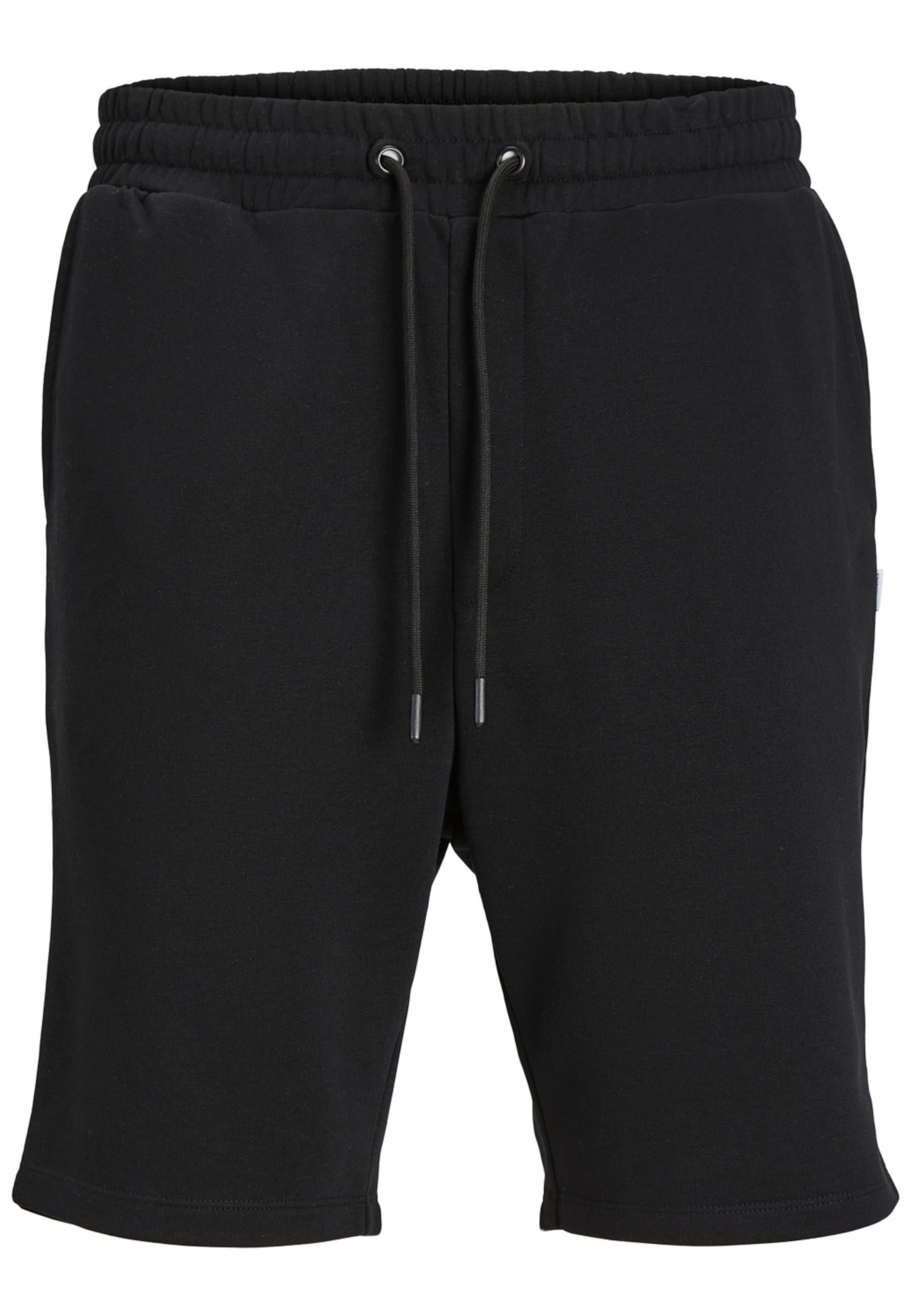 Bermuda Jack & Jones Nero in felpa