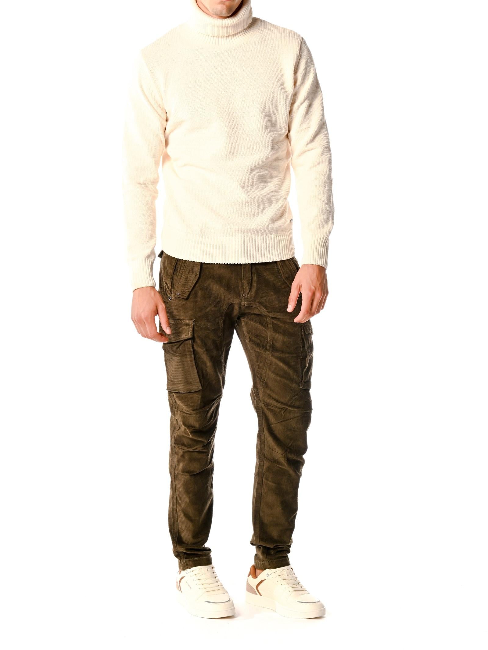 Maglia Gianni Lupo Panna dolcevita ciniglia GL536S PANNA GIANNI LUPO 