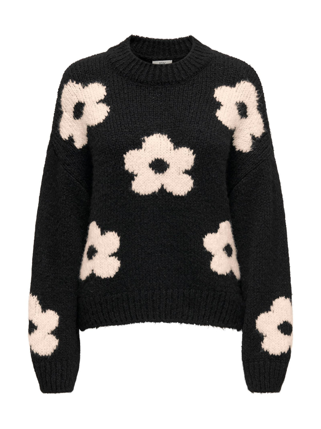 Maglia Jacqueline De Yong Kilian Nero fiori 15341564 /Black JDY 