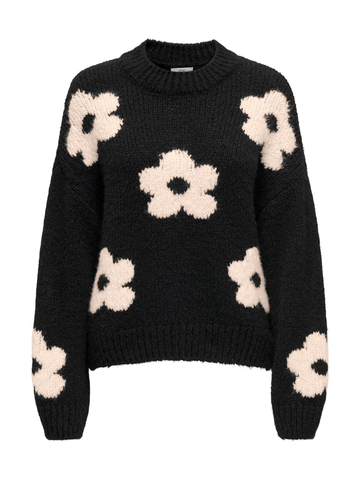 Maglia Jacqueline De Yong Kilian Nero fiori 15341564 /Black JDY 