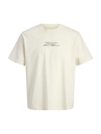T-shirt Jack & Jones Crema Dust stampa 12292994 /Sweet Corn JACK & JONES 