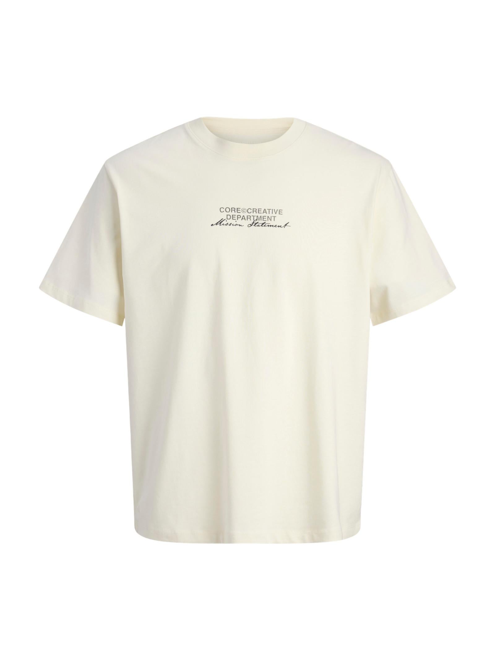 T-shirt Jack & Jones Crema Dust stampa 12292994 /Sweet Corn JACK & JONES 