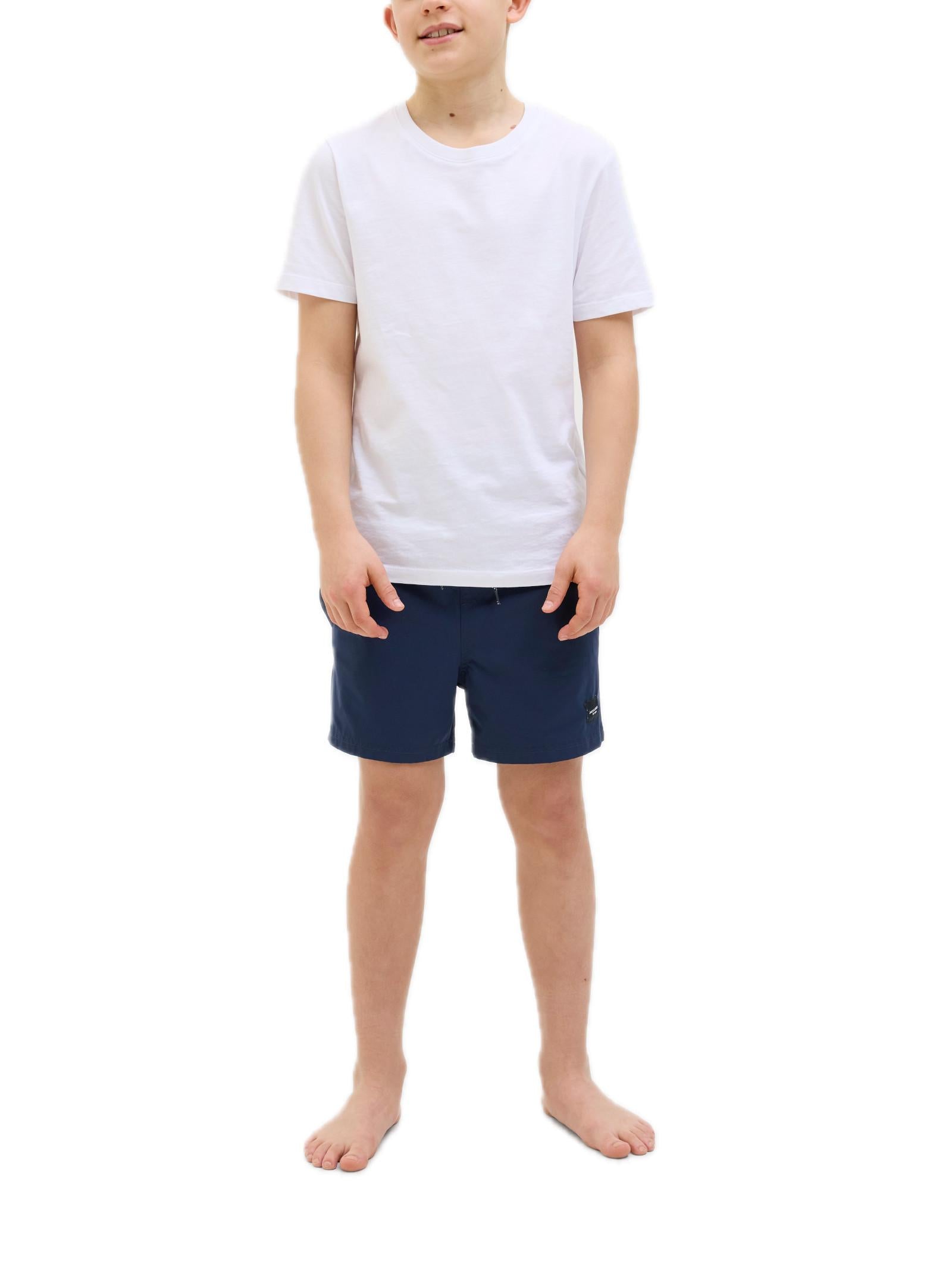 Costume Jack & Jones Maui Arancio da bambino con fascia elasticizzata 12273848 /Navy Blazer JACK & JONES JUNIOR 
