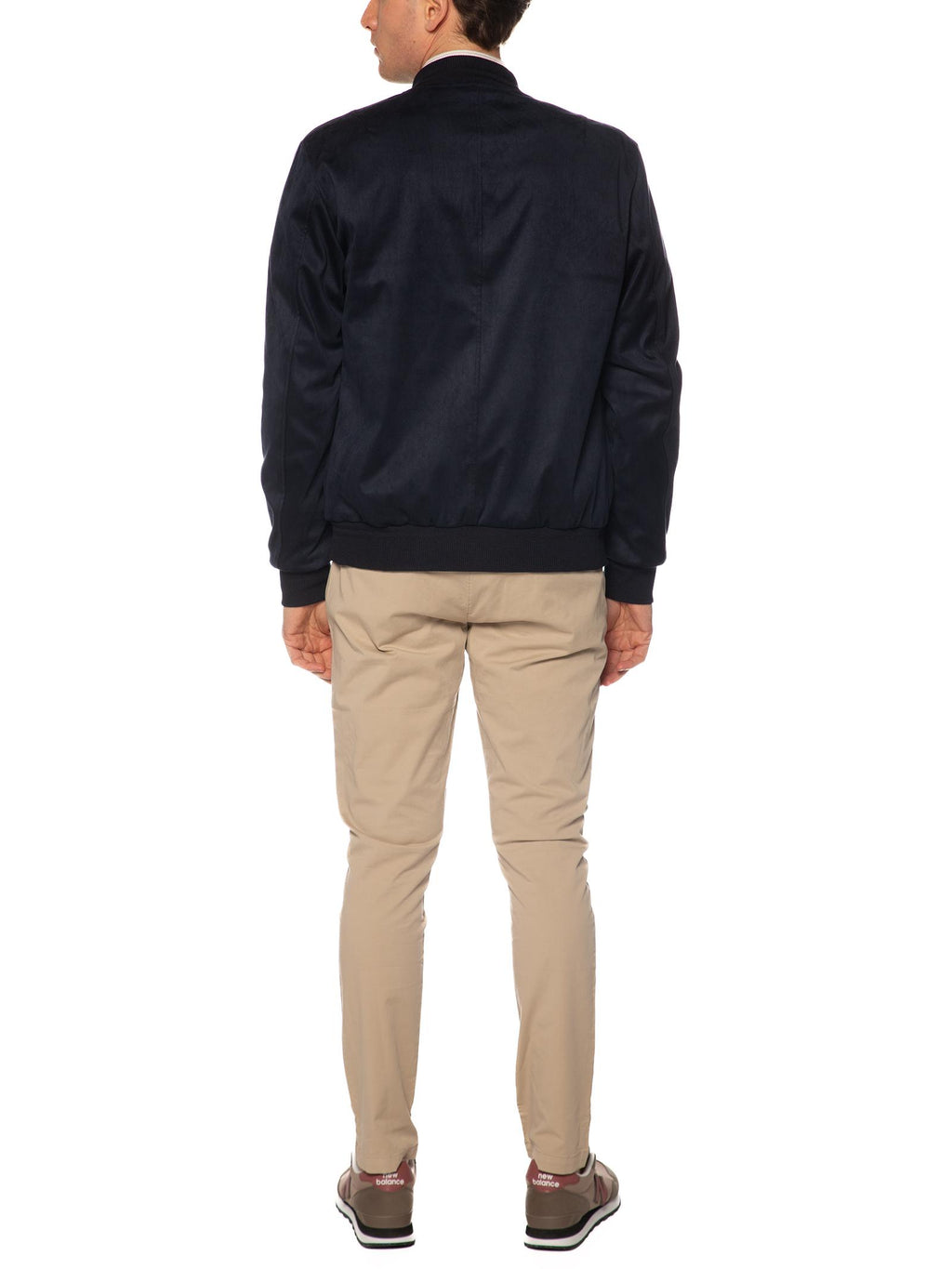 Bomber Gianni Lupo Blu scamosciato GL9730 NAVY GIANNI LUPO 