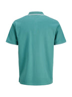 Polo Jack & Jones Austin Verde acqua 12268130 /Mineral Blue JACK & JONES 