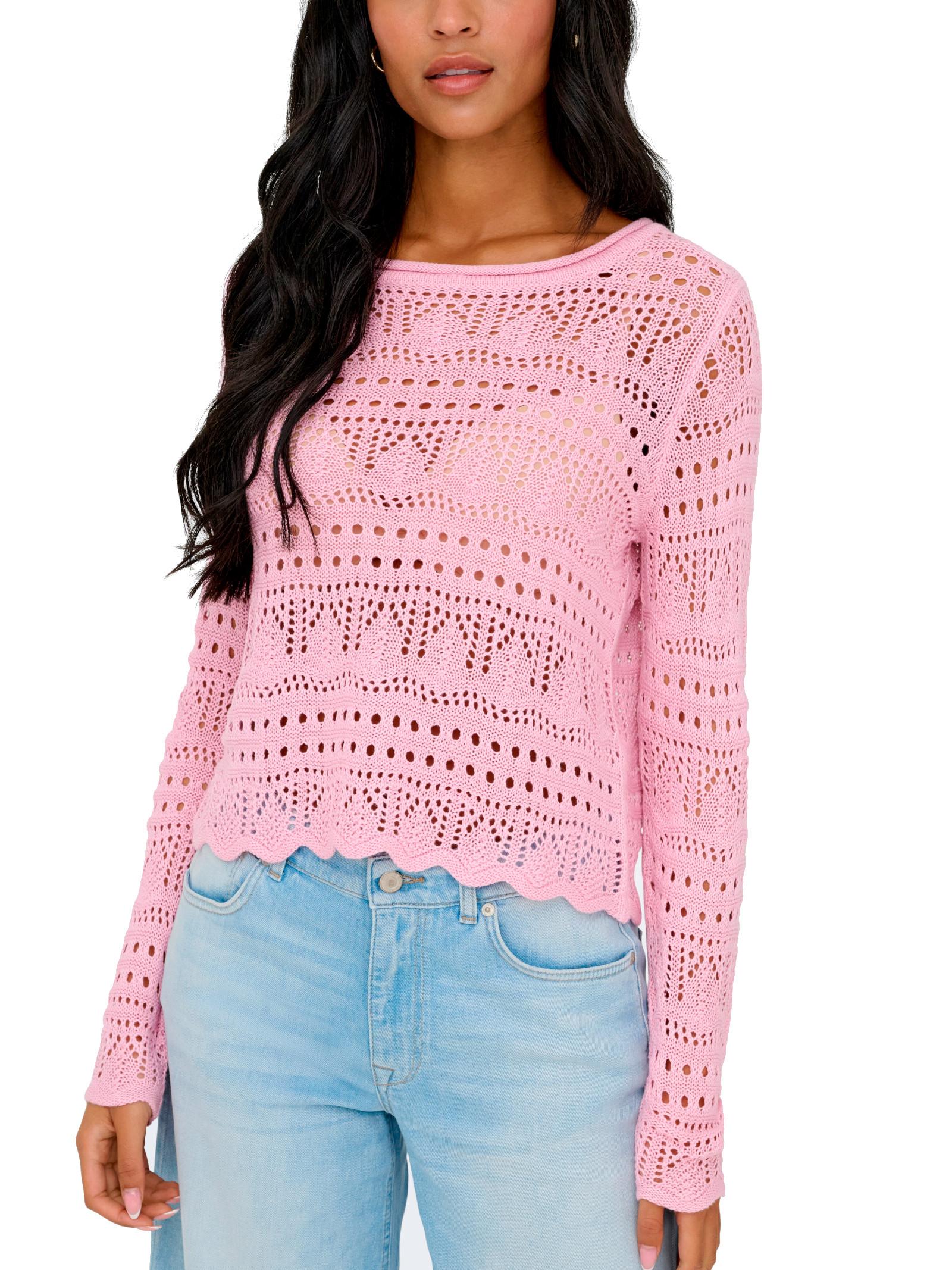 Maglia JDY Rosa Sun scollo a barca 15287384 /Fragrant Lilac JDY 