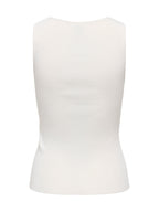 Top Only Bianco Golden scollo a U 15375090 /White ONLY 