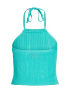 Top JJXX Turchese Zoella scollo all'americana 12275501 /Aqua Sky JJXX 