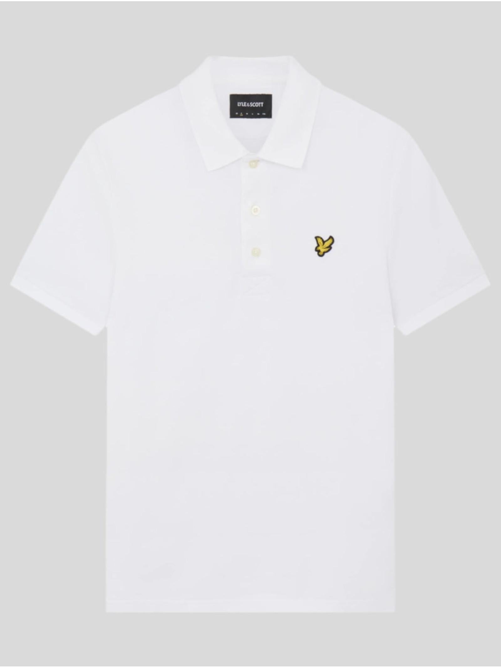 Polo Lyle & Scott Bianco colletto logo SP400VOG WHITE LYLE & SCOTT 