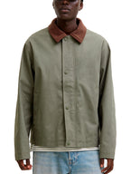 Giacca Jack & Jones Graham Verde con colletto 12288889 /Dusty Olive JACK & JONES 