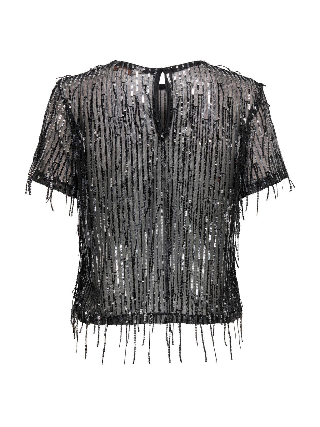 T-shirt Only Spacy Nero con paillettes 15359928 /Black ONLY 