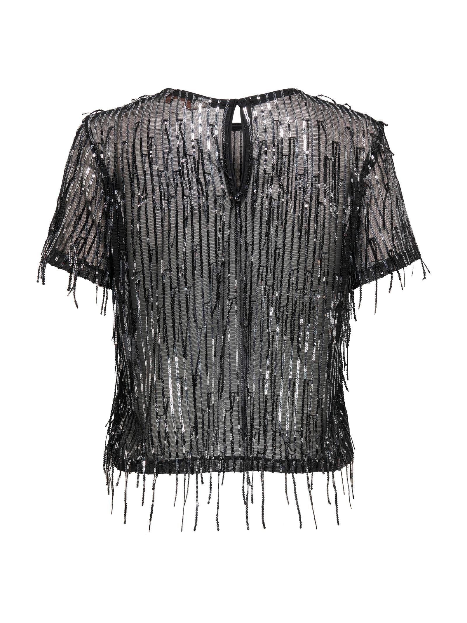 T-shirt Only Spacy Nero con paillettes 15359928 /Black ONLY 