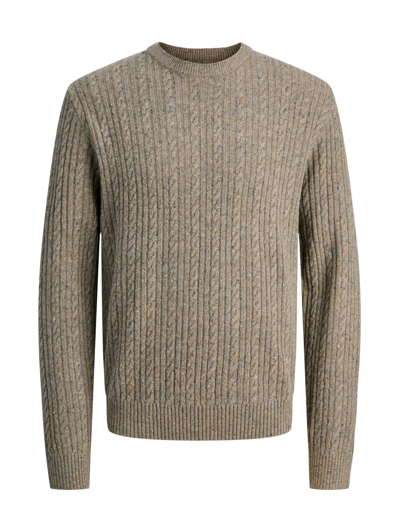 Maglia Jack & Jones Clambs Fango trecce 12282175 /Stone Gray JACK & JONES 