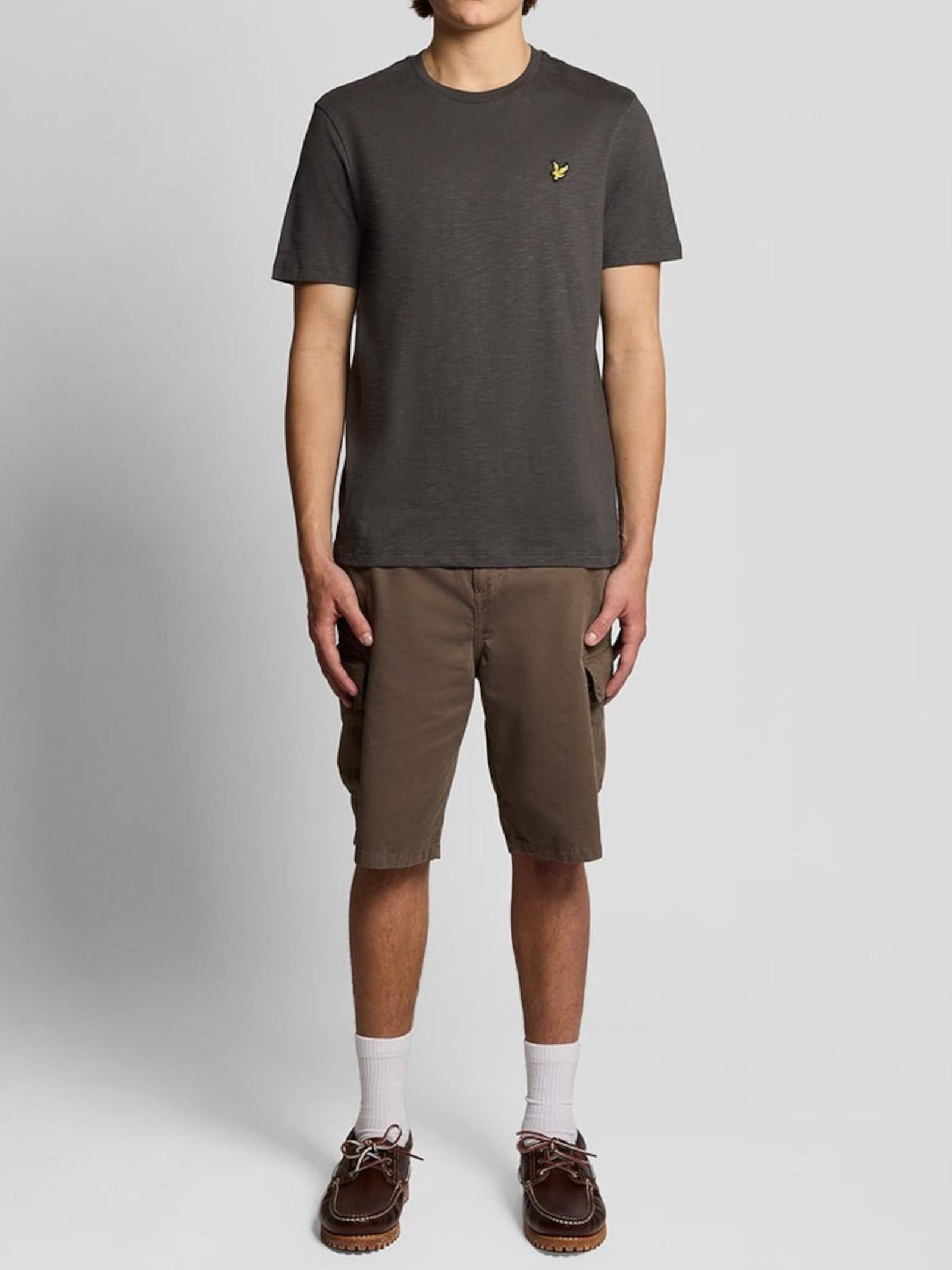 T-shirt Lyle & Scott Antracite Logo fiammata TS2401V GUN METAL LYLE & SCOTT 