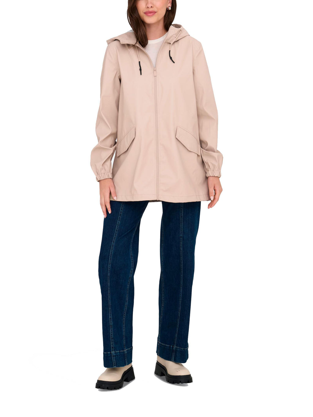 Giubbotto JDY Mulan Beige impermeabile 15353989 /Simply Taupe JDY 
