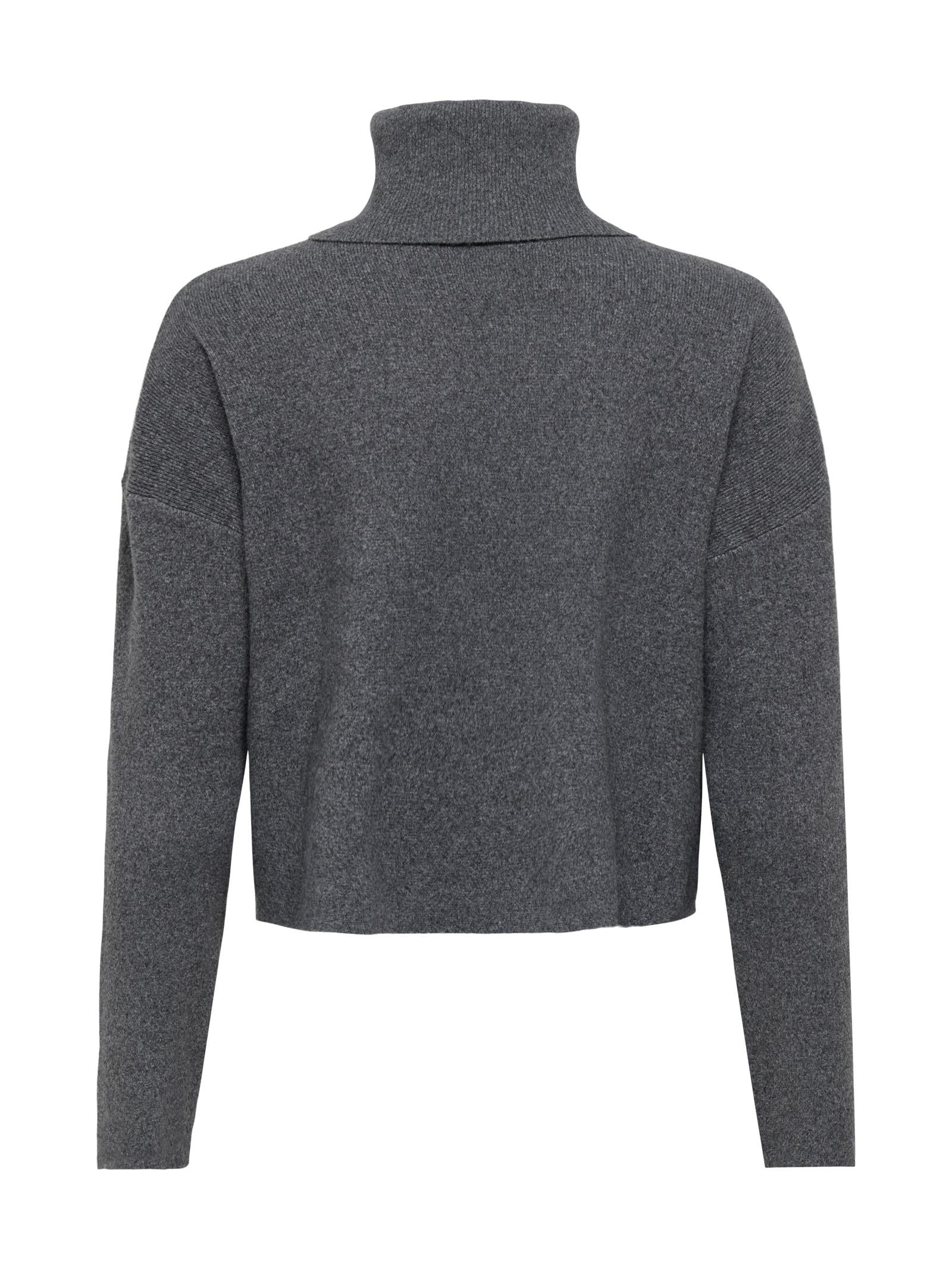 Maglia Only Ama Grigio collo alto 15350404 /Medium Grey Melange ONLY 