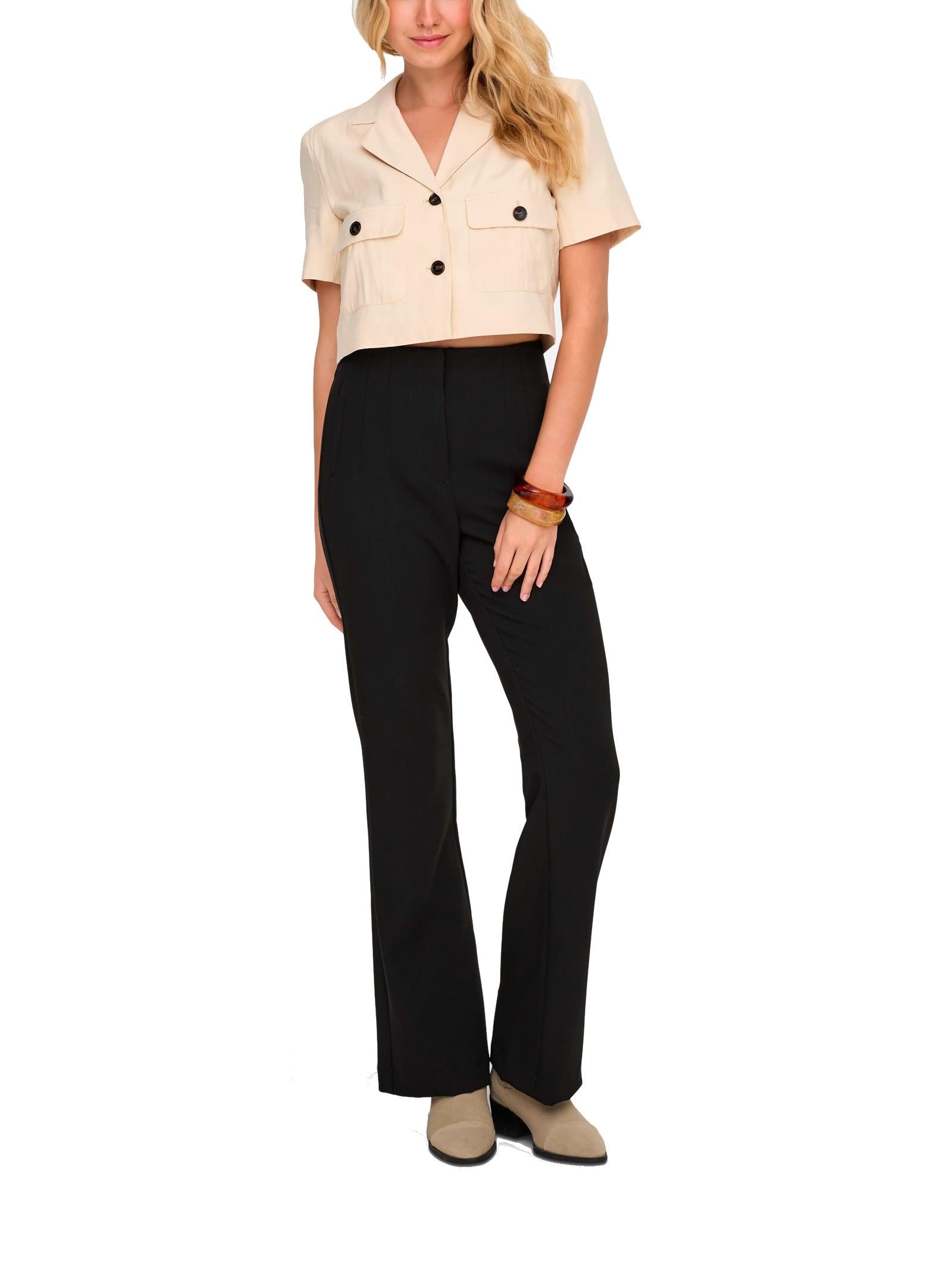 Pantalone Only Raven Nero a zampa 15363839 /Black ONLY 