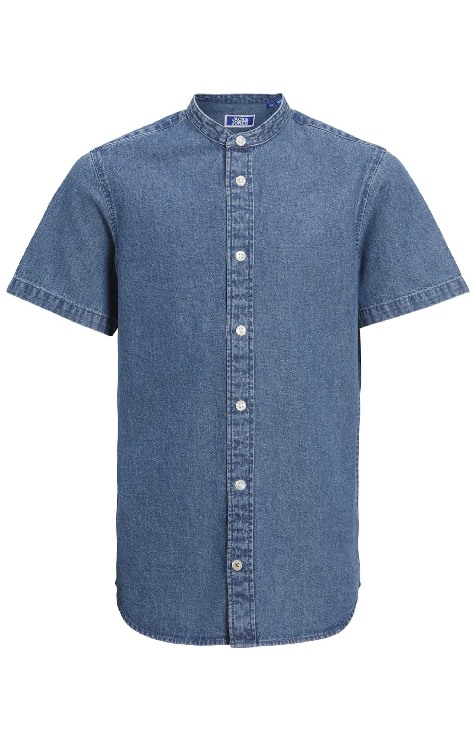 Camicia Jack & Jones Medium Blue denim manica corta