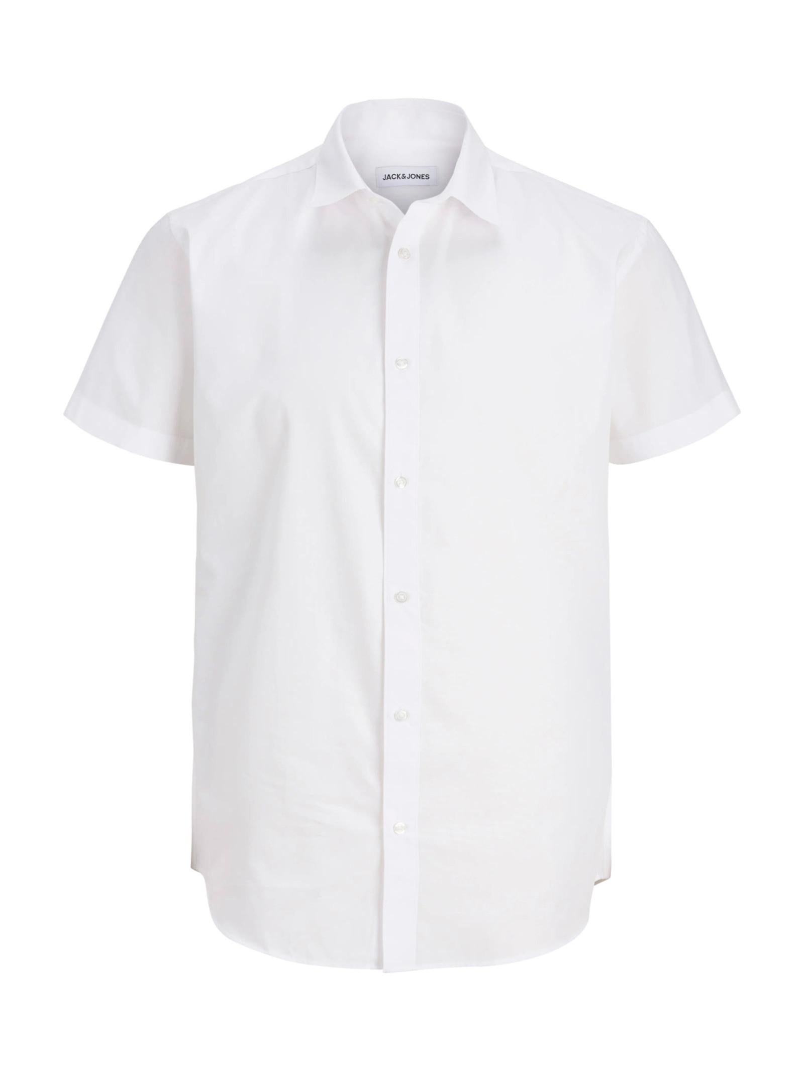 Camicia Jack & Jones Bianco Joe manica corta 12195062 /White JACK & JONES 