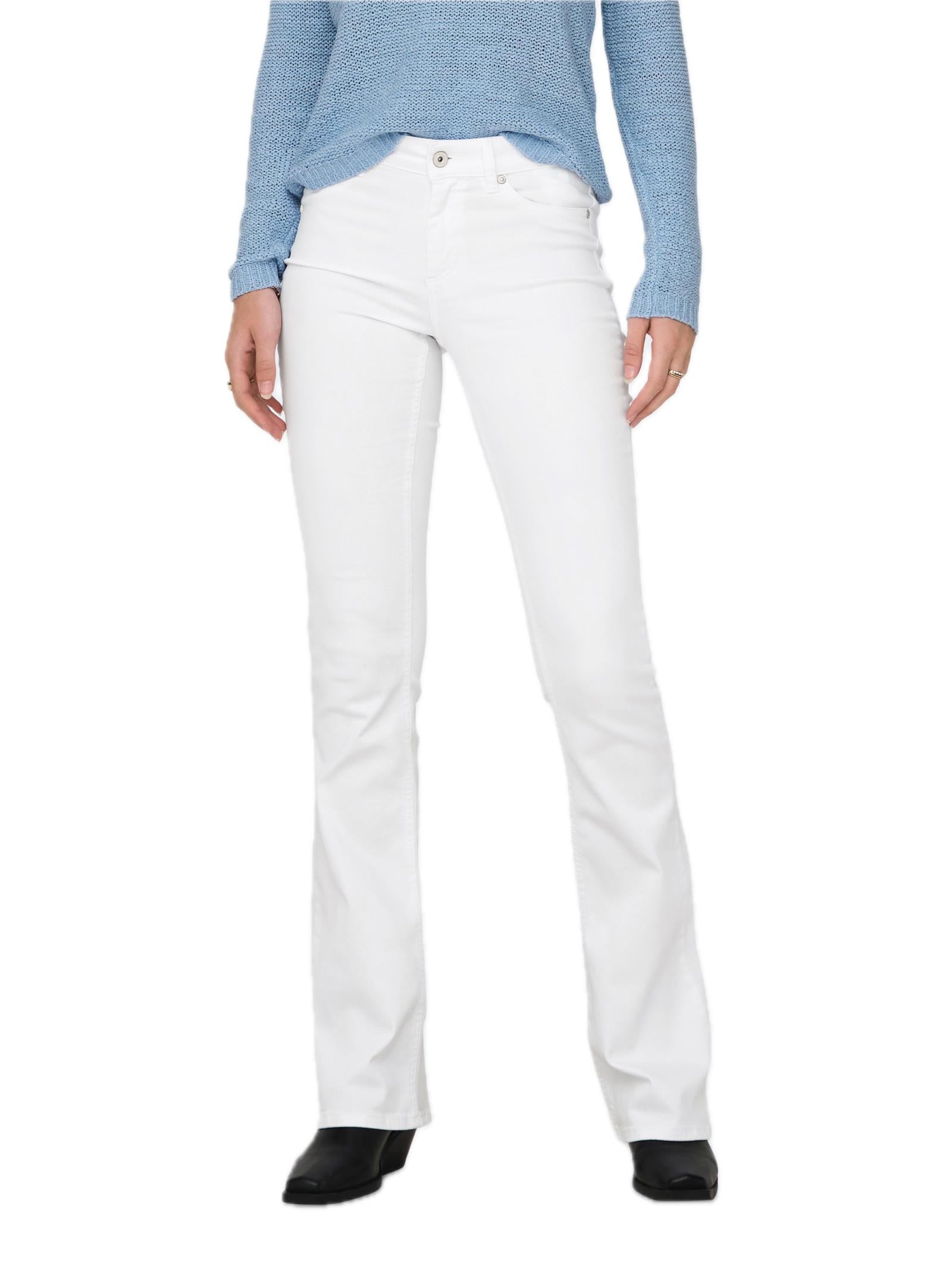 Jeans Only Blush Bianco a zampa 15313015 /White ONLY 
