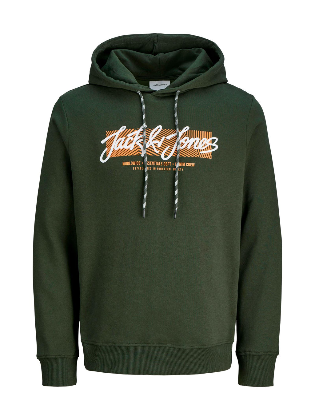 Felpa Jack & Jones Urban Verde bosco cappuccio 12279115 /Duffel Bag JACK & JONES 