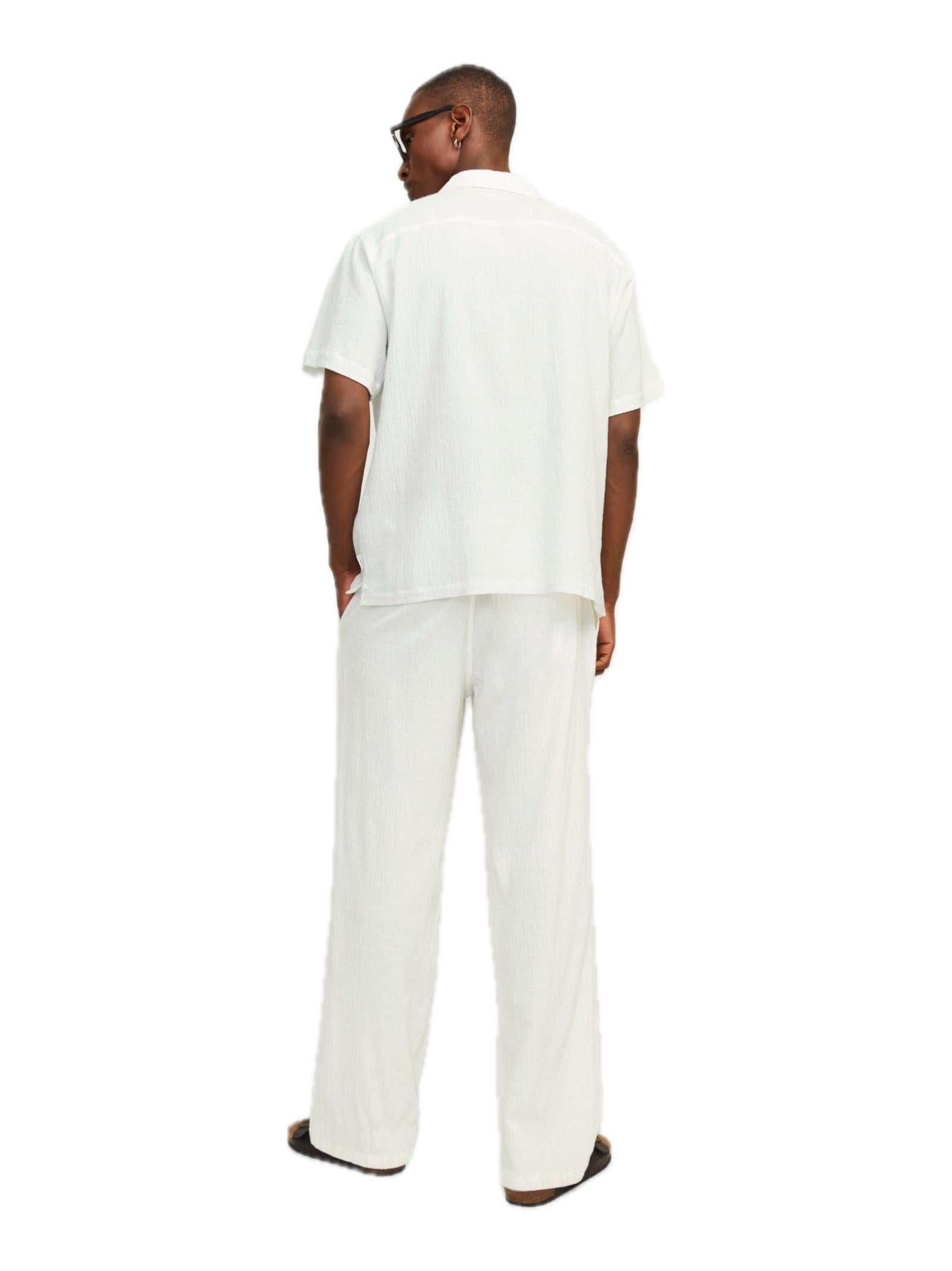 Camicia Jack & Jones Bianco Luke relaxed 12255781 /Cloud Dancer JACK & JONES 