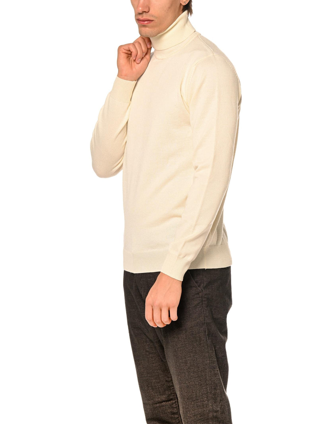 Maglia Seinse Panna dolcevita viscosa MI3058 PANNA SEINSE 