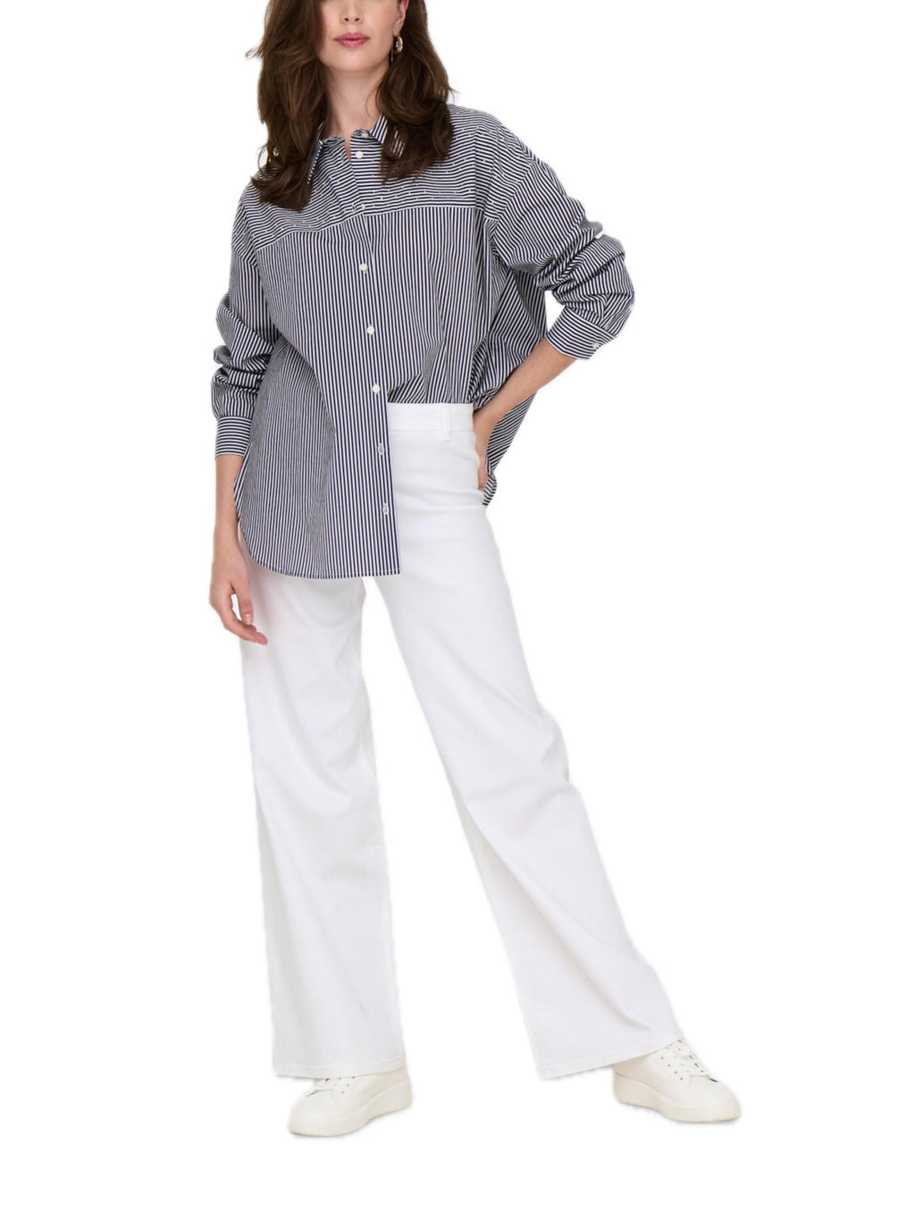Pantalone JDY Iris Bianco a zampa 15341269 /White JDY 