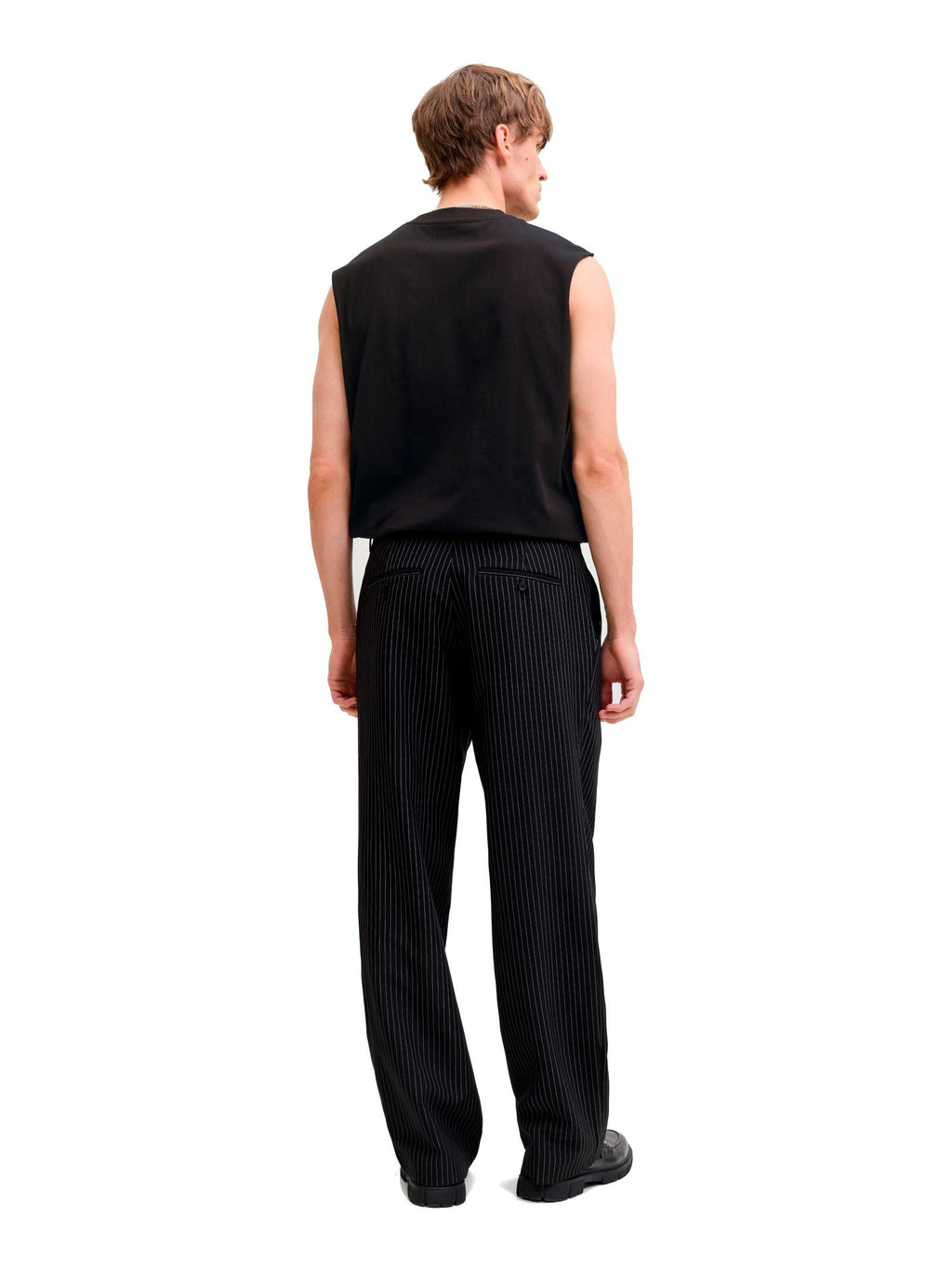 T-shirt Jack & Jones Nero Soho smanicata 12288001 /Black JACK & JONES 