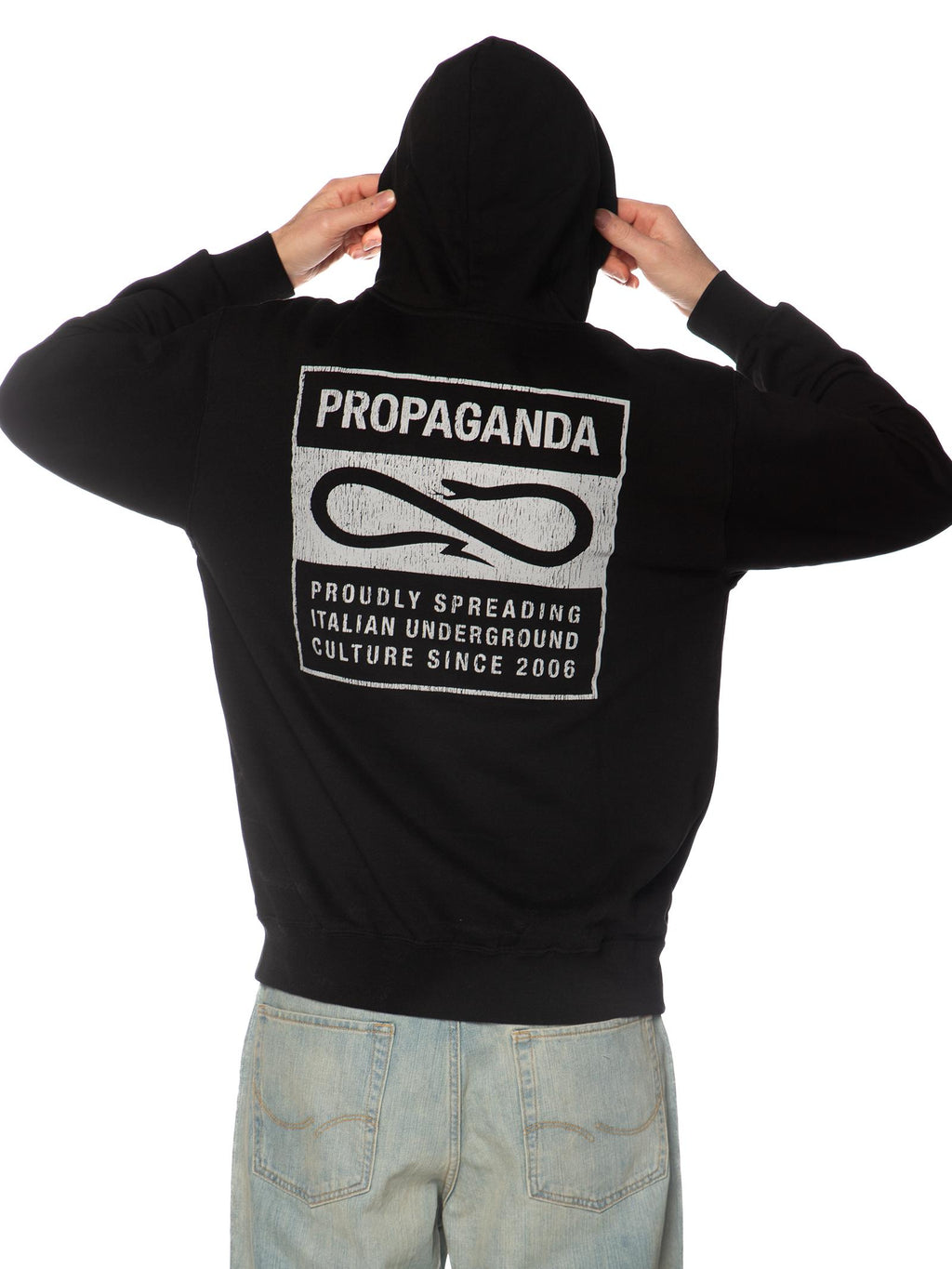 Felpa Propaganda Nero Label FE528 NERO PROPAGANDA 