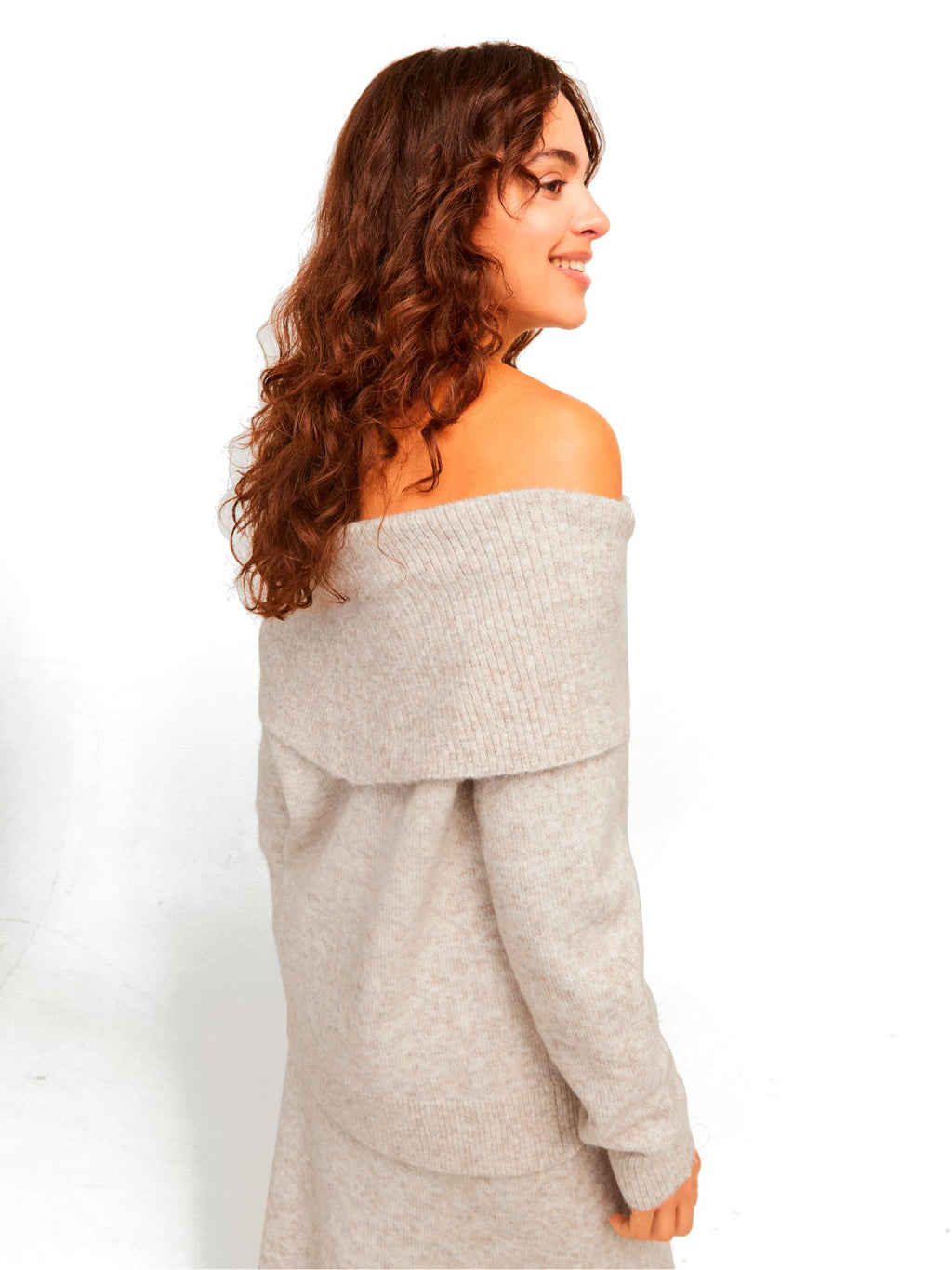 Maglia JJXX Minka Sabbia Loose 12264129 /Fog JJXX 