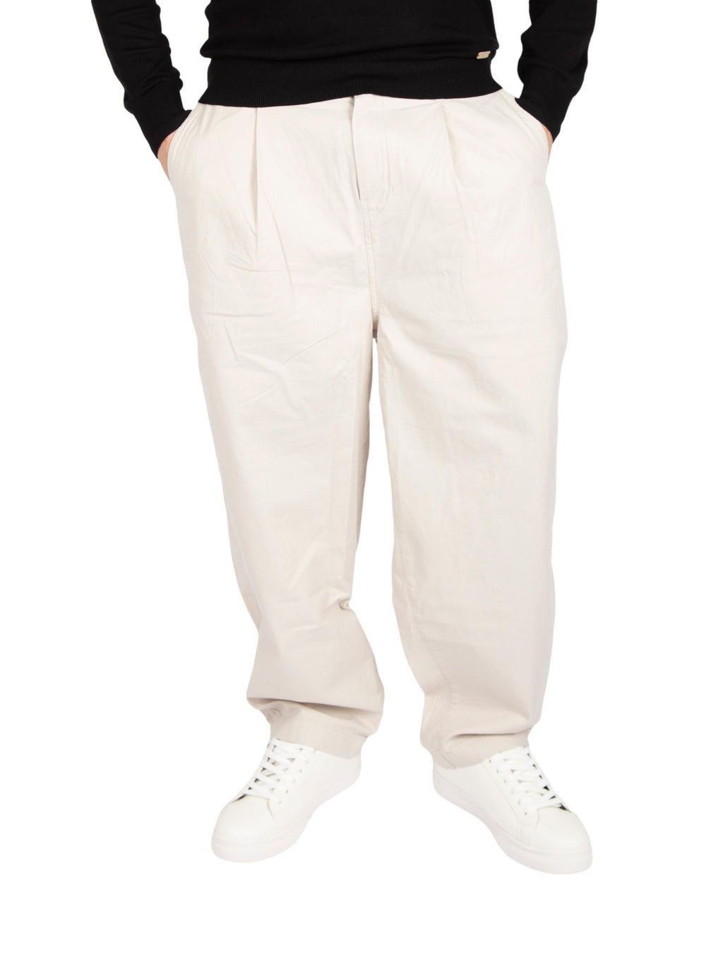 Pantalone Calvin Klein Panna Cropped J326733 PDH CALVIN KLEIN JEANS 